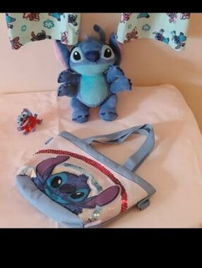 Disney Lilo & Stitch NWT Pants Sz M& Misc.... 4pc LOT